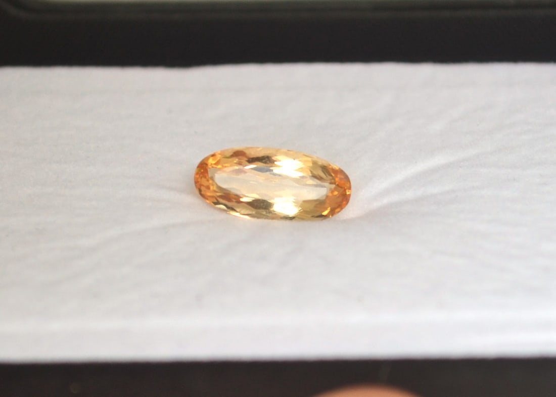 4.20 Carat Oval Cut Imperial Topaz - 2