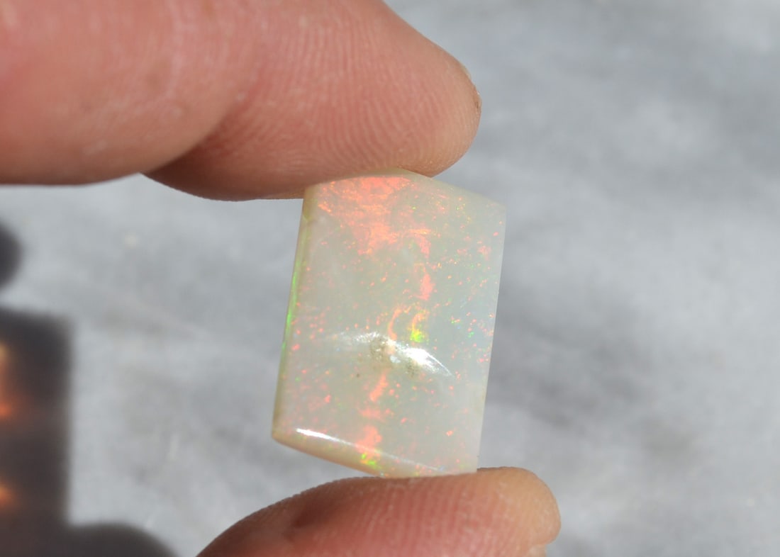 9.07 Carat Bright And Fiery Australian Opal - 5