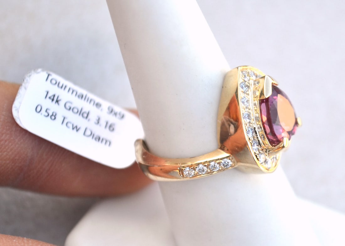 Tourmaline Ring in 14k Gold - 3