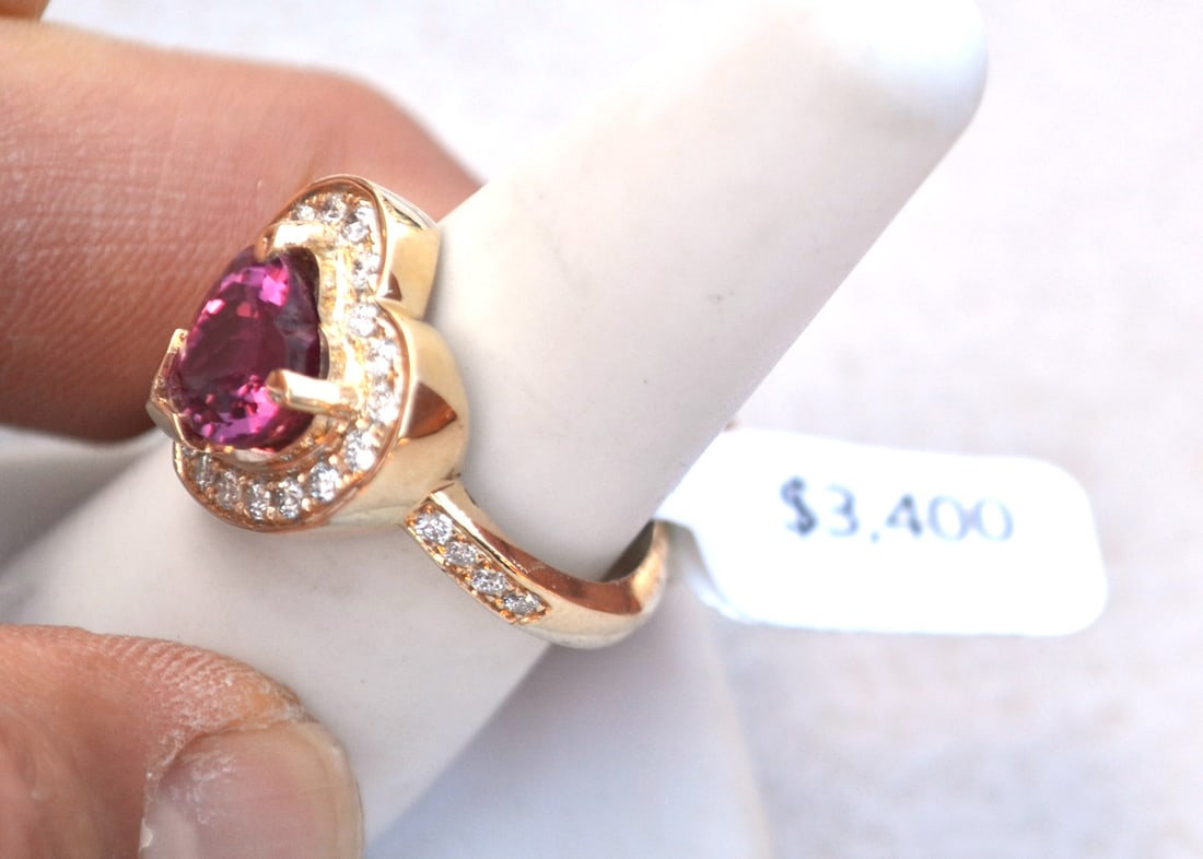 Tourmaline Ring in 14k Gold - 4