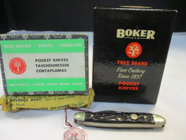 Boker #6598 Pocket Knife in Original Box and EMPTY Boker 230 Knife Box (1 of 9)