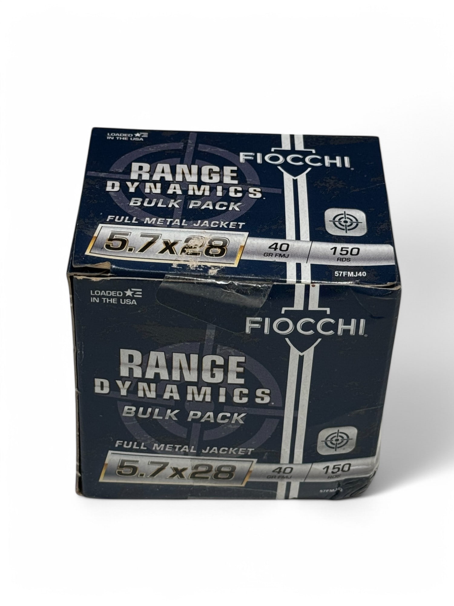 NIB 150rds. Of 5.7x28mm 40gr. FMJ Fiocchi Range Dynamics Ammunition  (1 of 1)