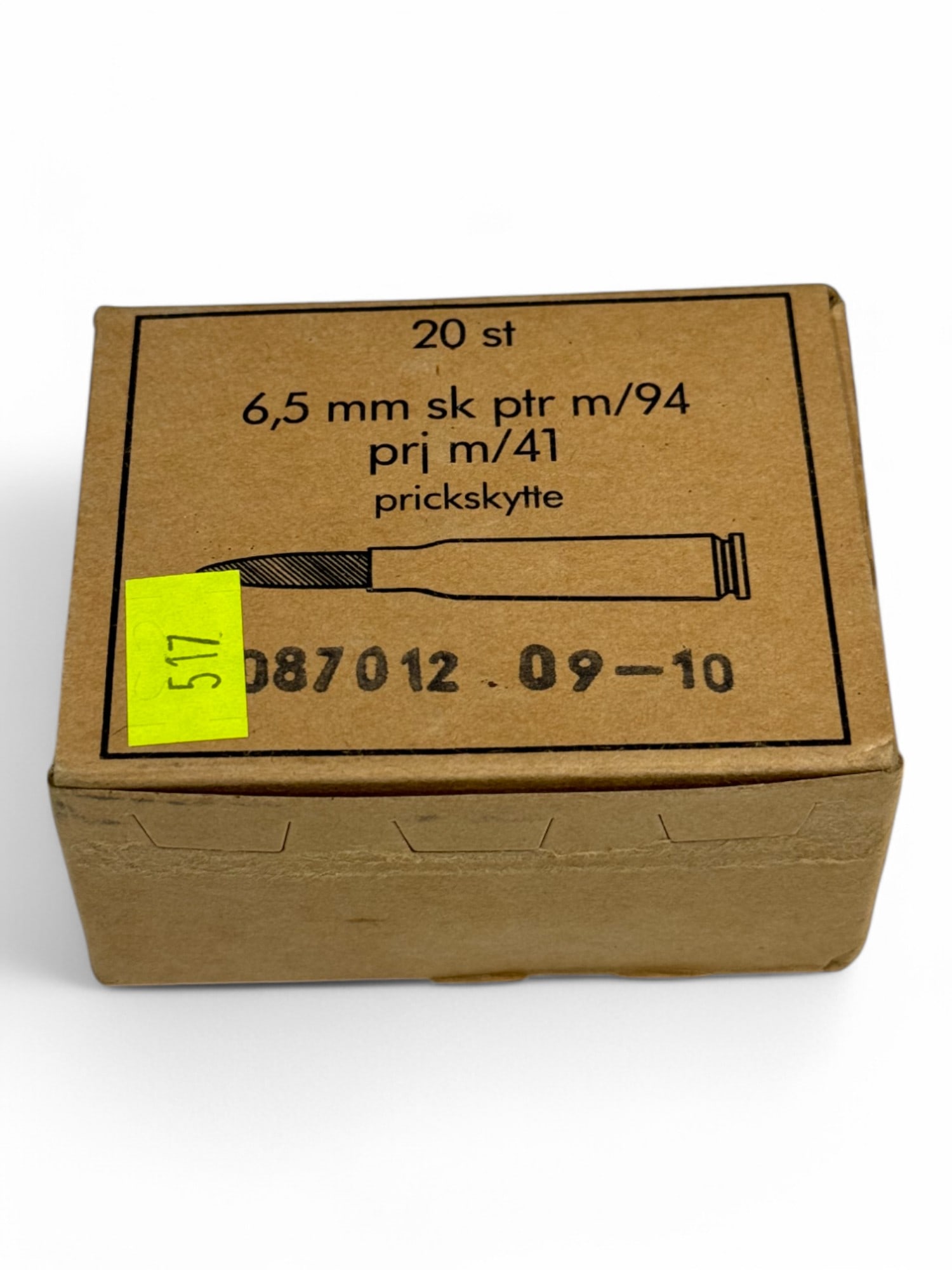 20rds. Of 6.5mm Swedish Mauser Ammunition: See photos.