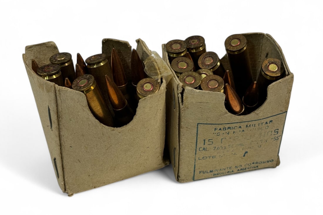 29rds. Of Argentine 7.65x54 SS Mauser Ammunition: See photos.