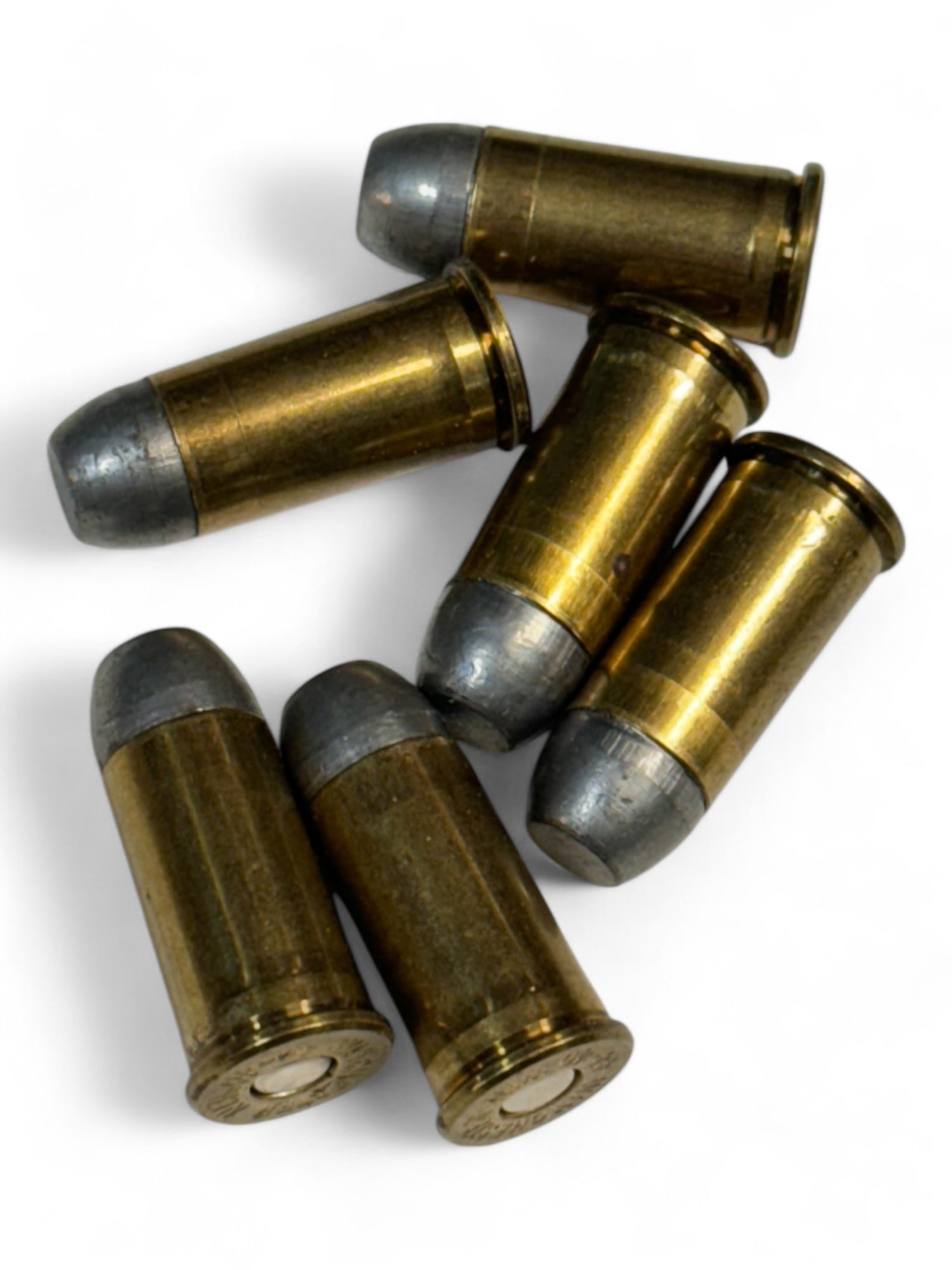 16rds. Of 10.4 Italian Revolver Ammunition: Case reformatted from .44-40