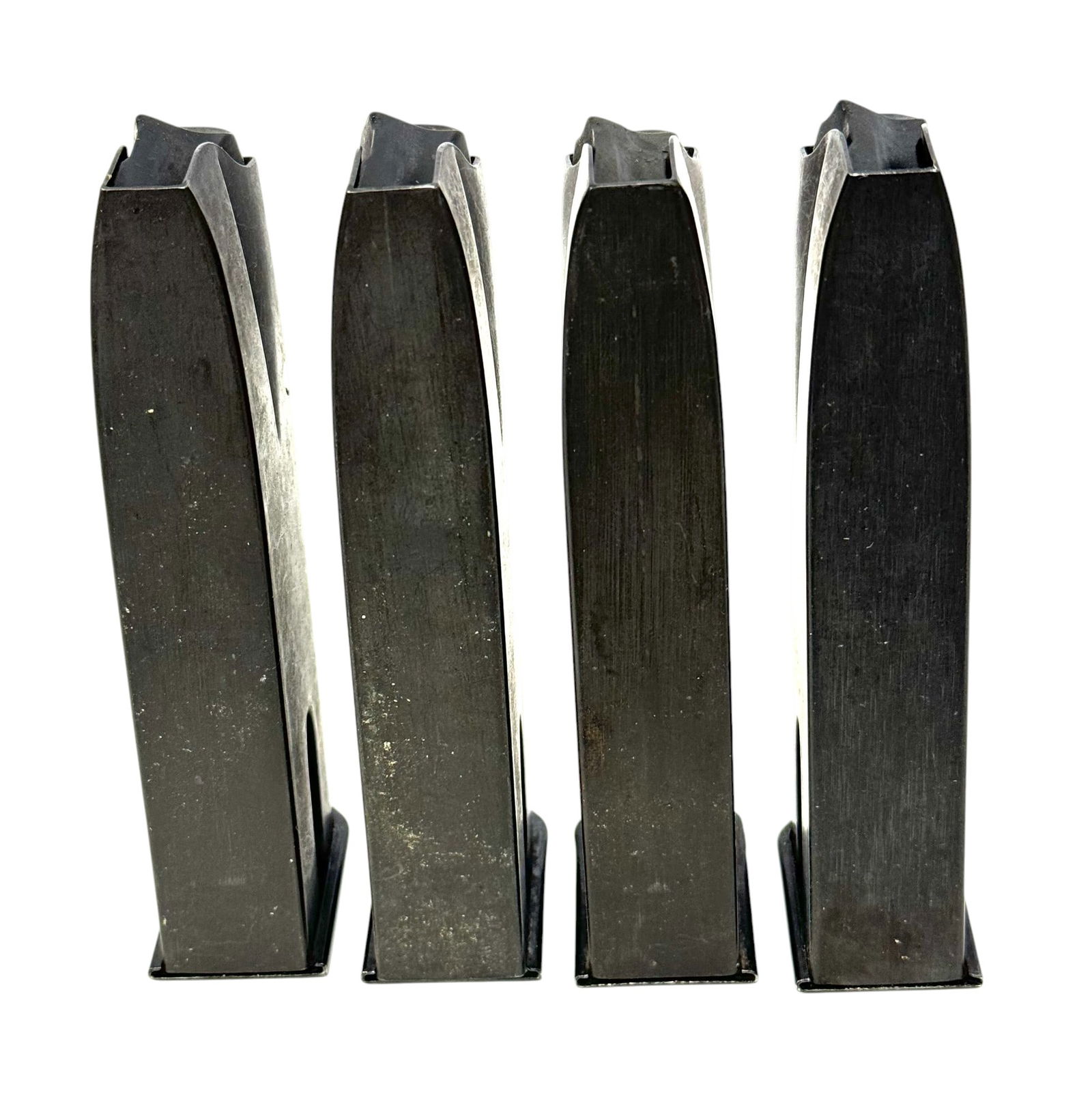 (4) Factory Browning Hi-Power Italian 9mm Magazines with Blued Bases (1 of 5)