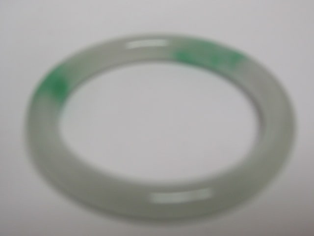 Jade Bangle Bracelet: 2"opening. For Smaller Wrists