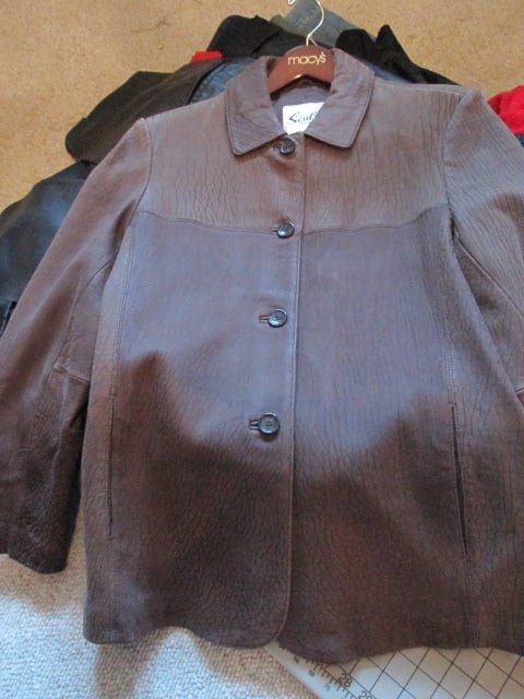 Scully Ladies Size XL Brown Leather Jacket (1 of 4)
