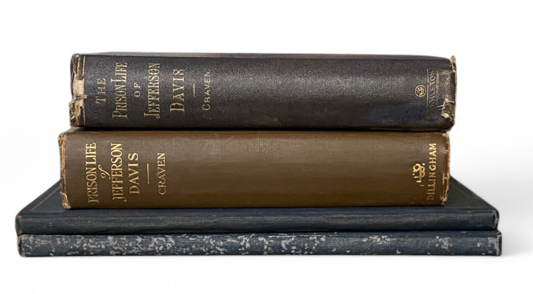 4 Vintage Jefferson Davis Books (1 of 19)