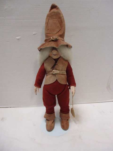 Vintage Dakin Faith Wick "Elvin" Doll on Stand - #70-0005 (1 of 4)