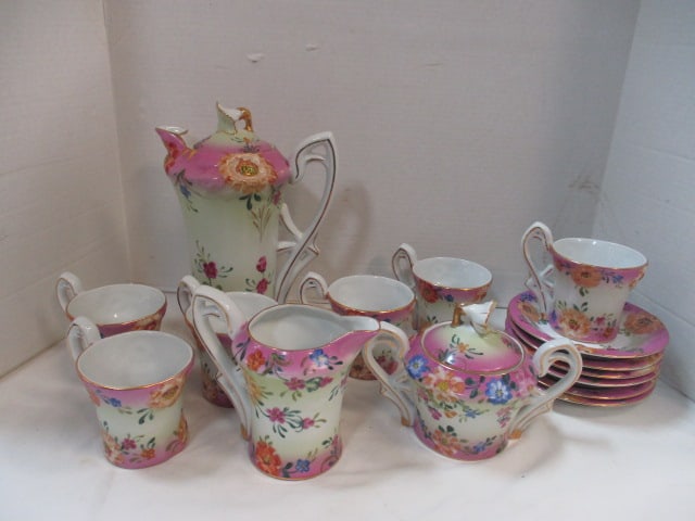 Vintage Limoges China Tea Set (1 of 20)