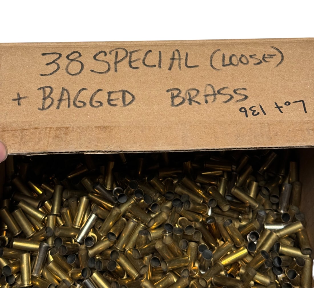 16.9lbs of .38 SPECIAL Once-Fired Brass for Reloading (1 of 3)