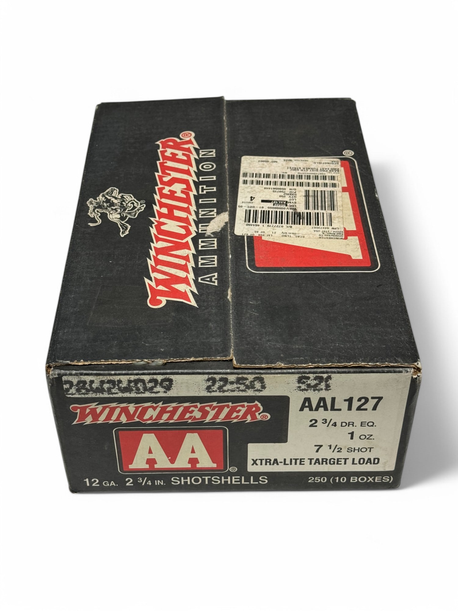 New Case of 250rds. of 12 GA. 2-3/4”, 7-1/2 Shot Xtra-Lite Target Load Winchester AA Ammo (1 of 4)