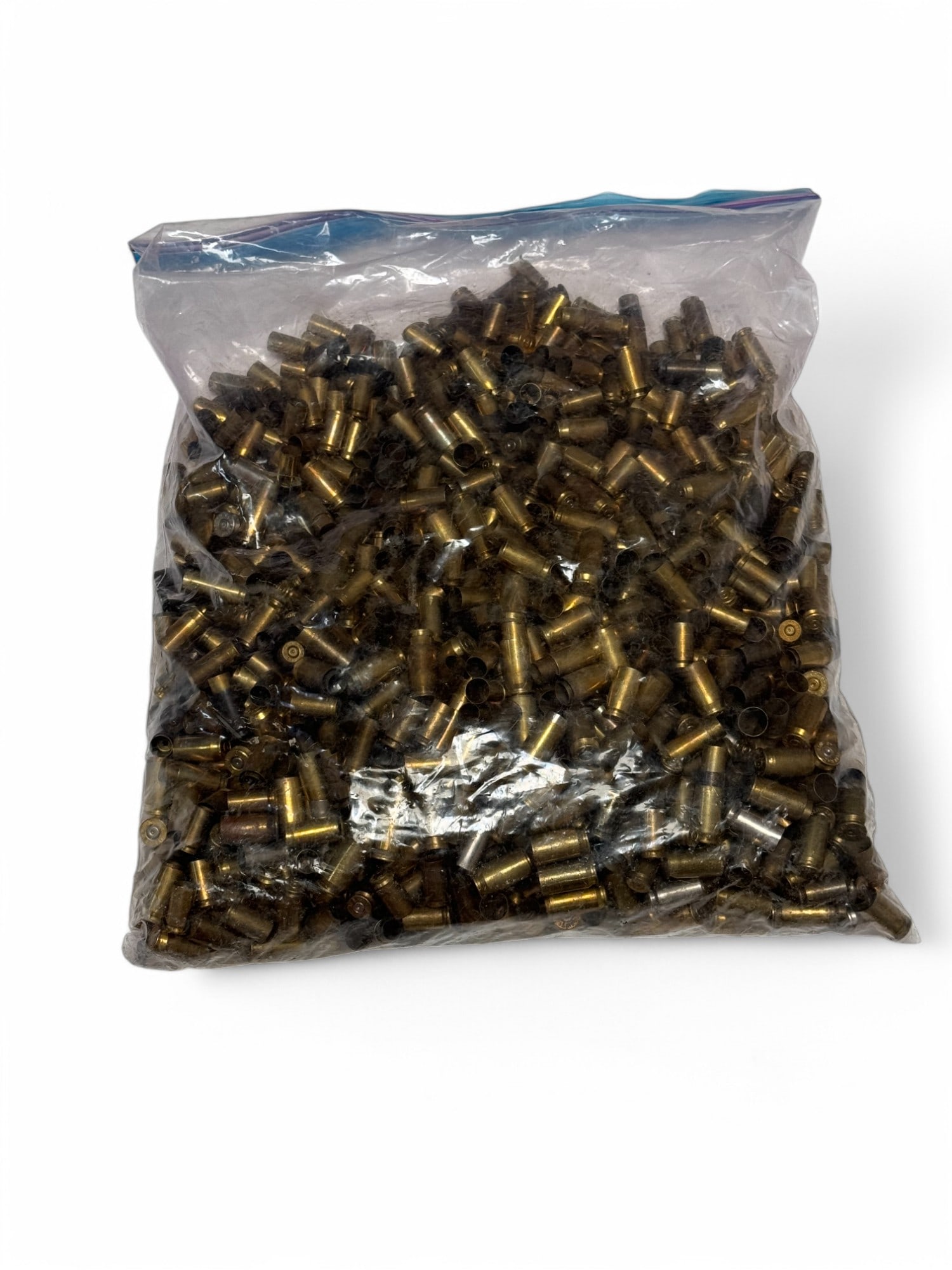 15.2lbs. of 9MM LUGER/.40 S&W/.45 AUTO Once-Fired Mixed Brass for Reloading (1 of 3)