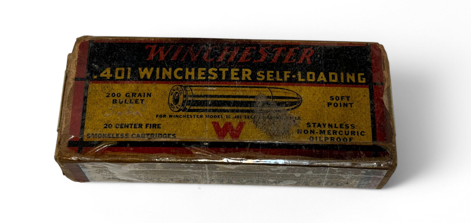 NOS 20rds. of .401 WIN. Self-Loading (WSL) 200gr. SP WRA Co. Ammunition: .