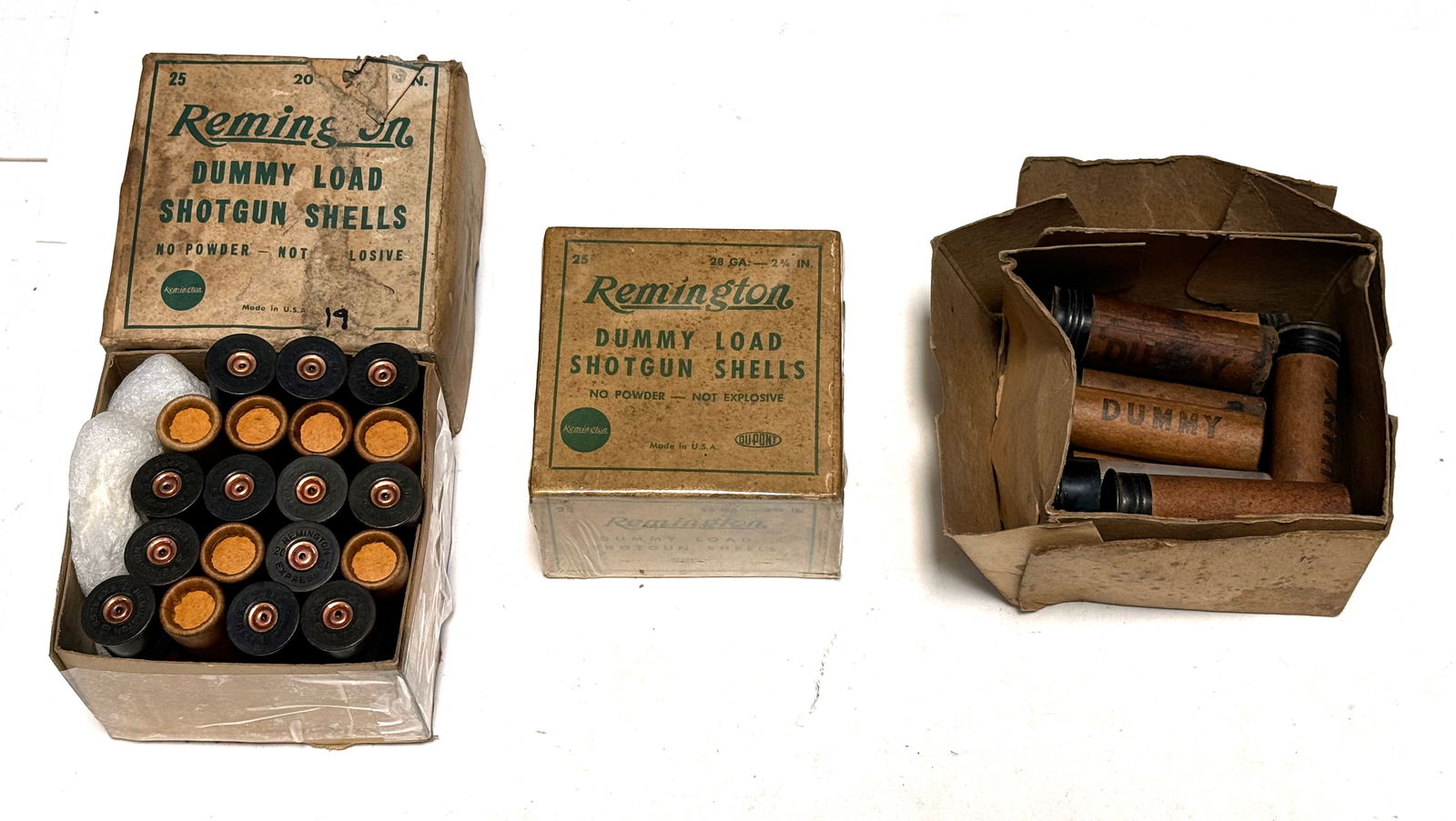 Lot of Boxed Remington Dummy Load Shotgun Shell Vintage Ammunition  (1 of 11)