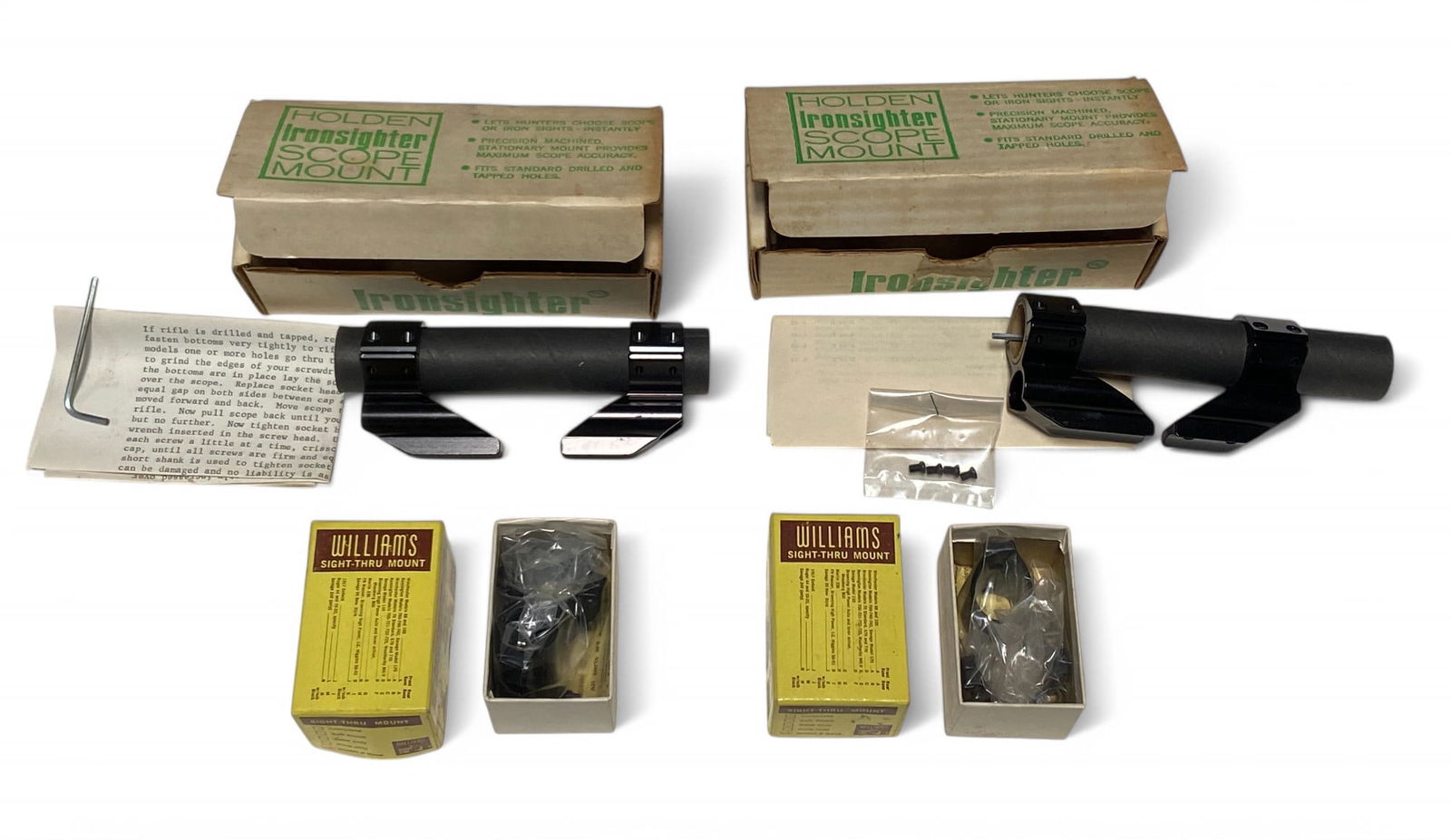 NOS Holden Scope Mounts & Williams G Model Sight-Through Mounts (1 of 7)