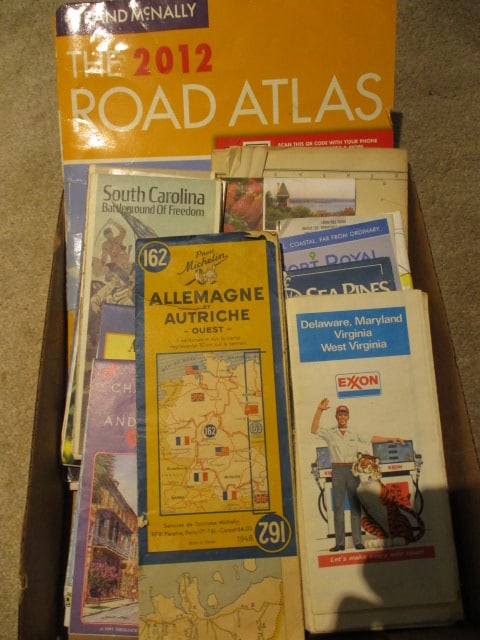 Grouping of Old Road Maps and Atlas (1 of 6)