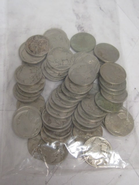 (54) Buffalo Nickels- Dates Worn or Hard to read (1 of 3)