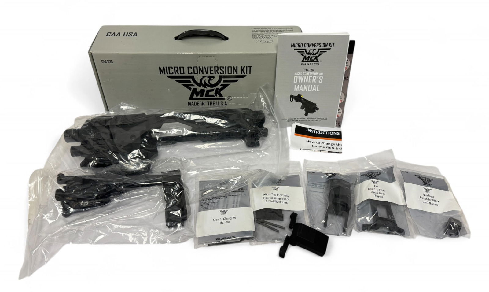 NIB CAA Gen 3 Micro Conversion Kit for Glock 17/19/19x/22/23/31/32/45 (1 of 8)