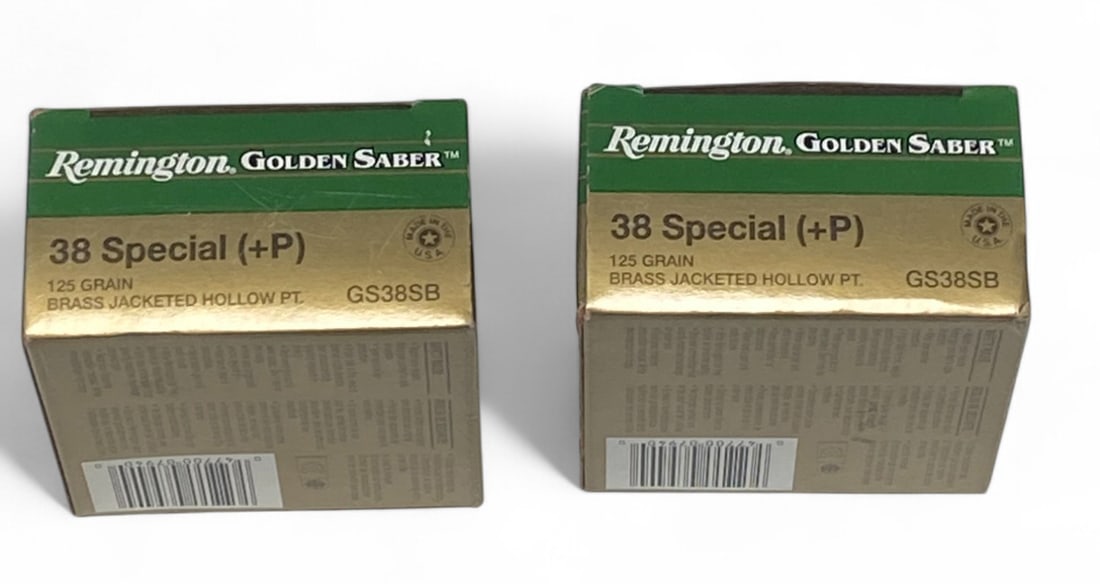 NIB 50rds. of .38 SPECIAL (+P) 125gr. JHP Remington Golden Saber Ammunition  (1 of 1)