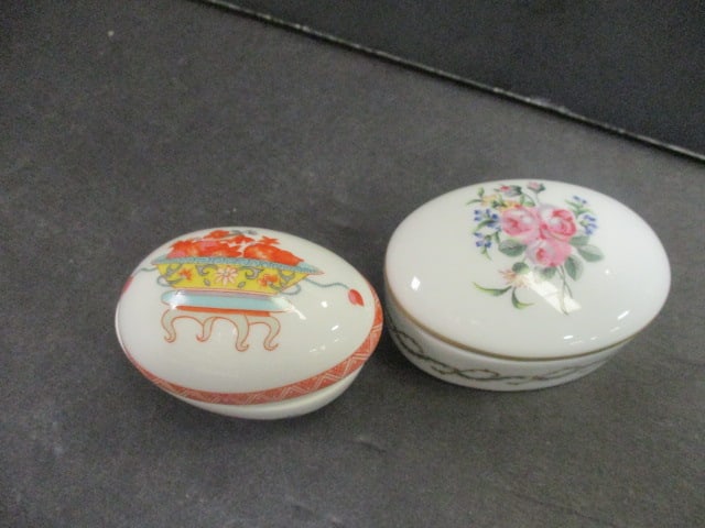 Haviland and Bernardaud Limoges Ring Boxes: .