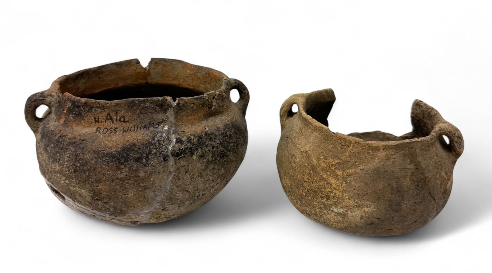 (2) Ancient Native Clay Pottery Vessels (1 of 15)