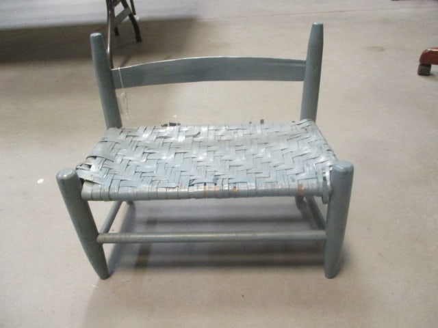 Vintage Painted Wood Child's Buggy Seat (1 of 8)