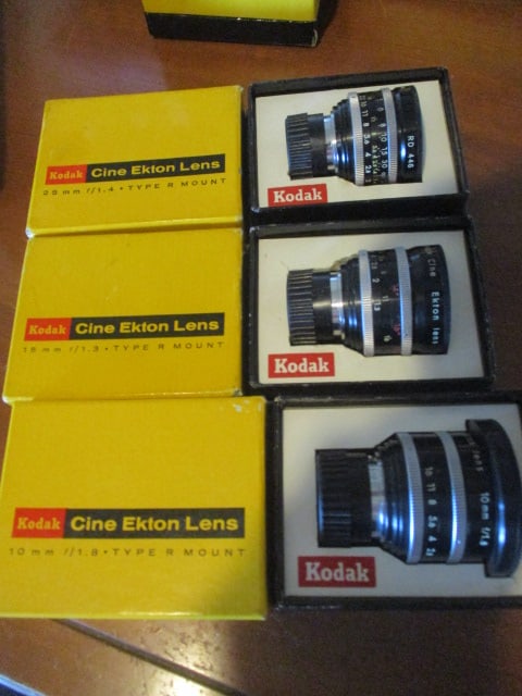 Three Kodak Cine Ekton Lens in Original Boxes (1 of 7)