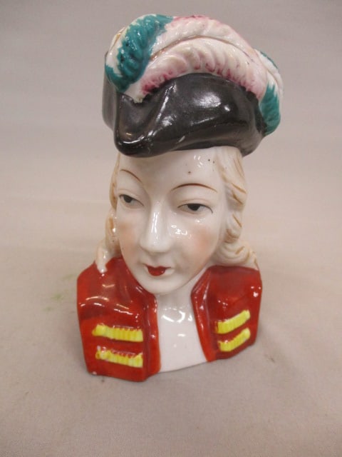 4 1/2" Lady Head Vase Made in Japan (1 of 5)