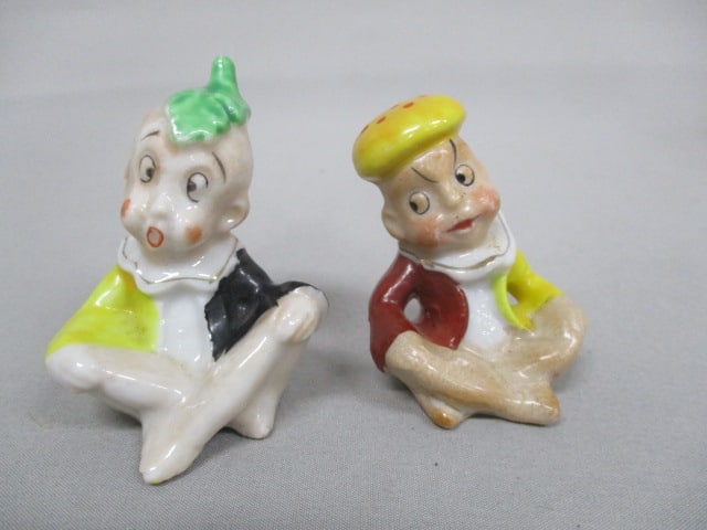 2 1950's Ceramic Pixie Elf's Made in Japan 2 1/2" (1 of 4)