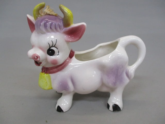 Vintage Ceramic Cow Creamer (1 of 4)