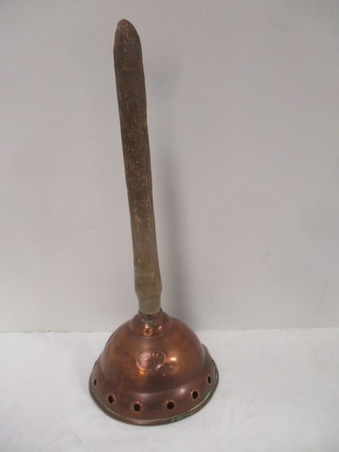 Antique Simplex No. 6 Copper Posser Hand Washing Agitator (1 of 5)