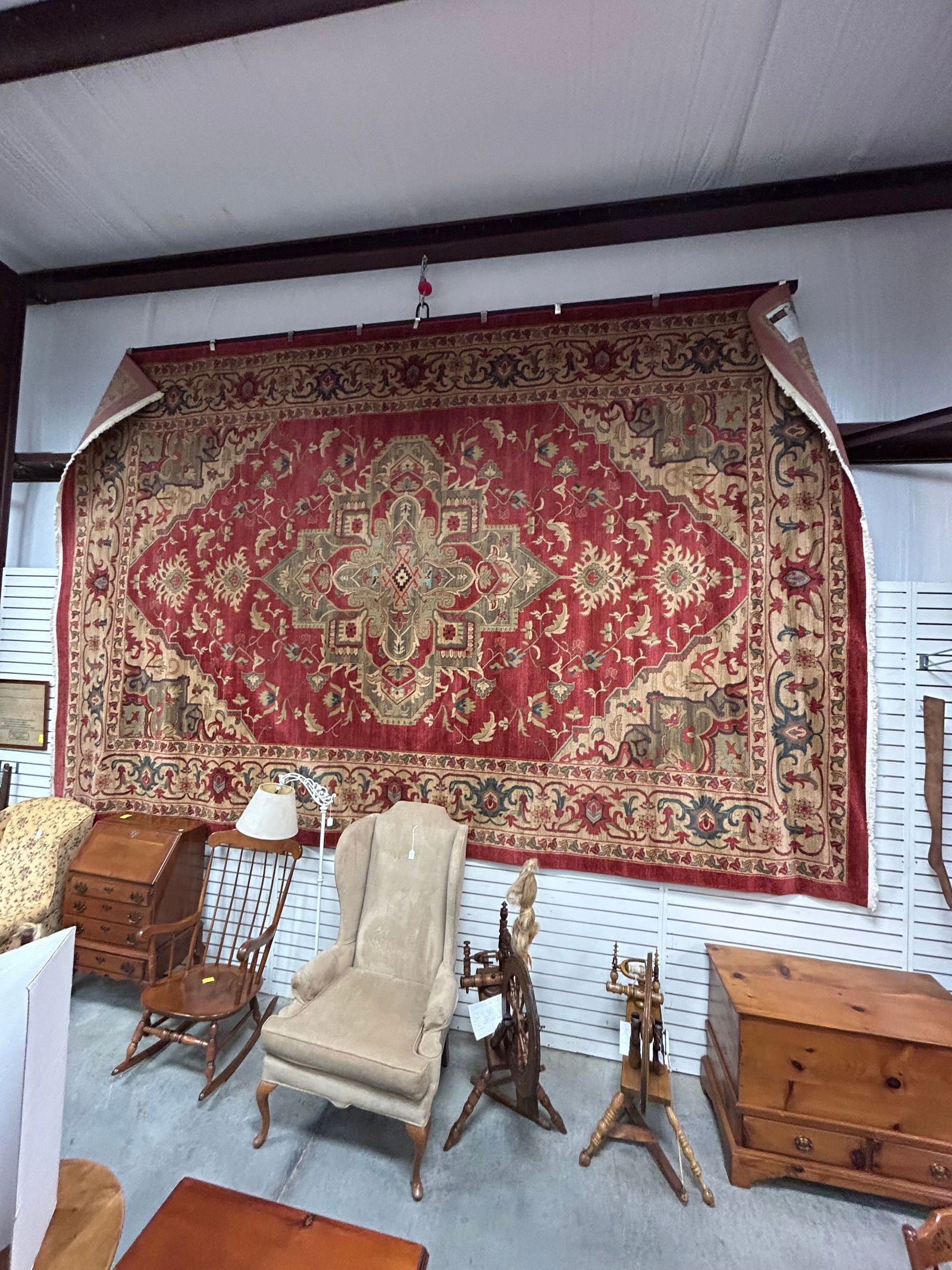 Unique Loom Serapi Collection Red Room Size Area Rug (1 of 2)