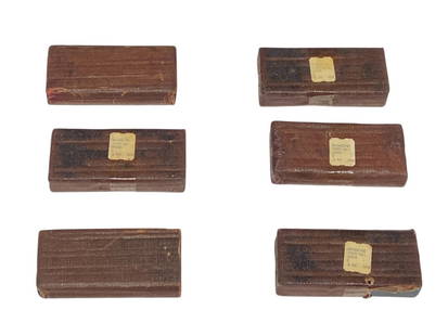(6) Sealed Unissued Factory M1 Carbine 15-Round Magazines in Original Wax Paper Wrap: See photos 