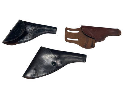 (3) Revolver Holsters: See photos 