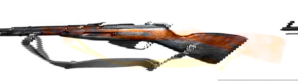 Excellent Rare Russian WWII 1943 Izhevsk M38 Mosin-Nagant 7.62x54r Bolt Action Carbine: S#: rx1503 | 20&#8221; Barrel | All matching on receiver, bolt, magazine plate, butt plate | Comes with sling and cleaning rod |||| CONDITION: Excellent. 98% original blue finish. Wood stock is in exc
