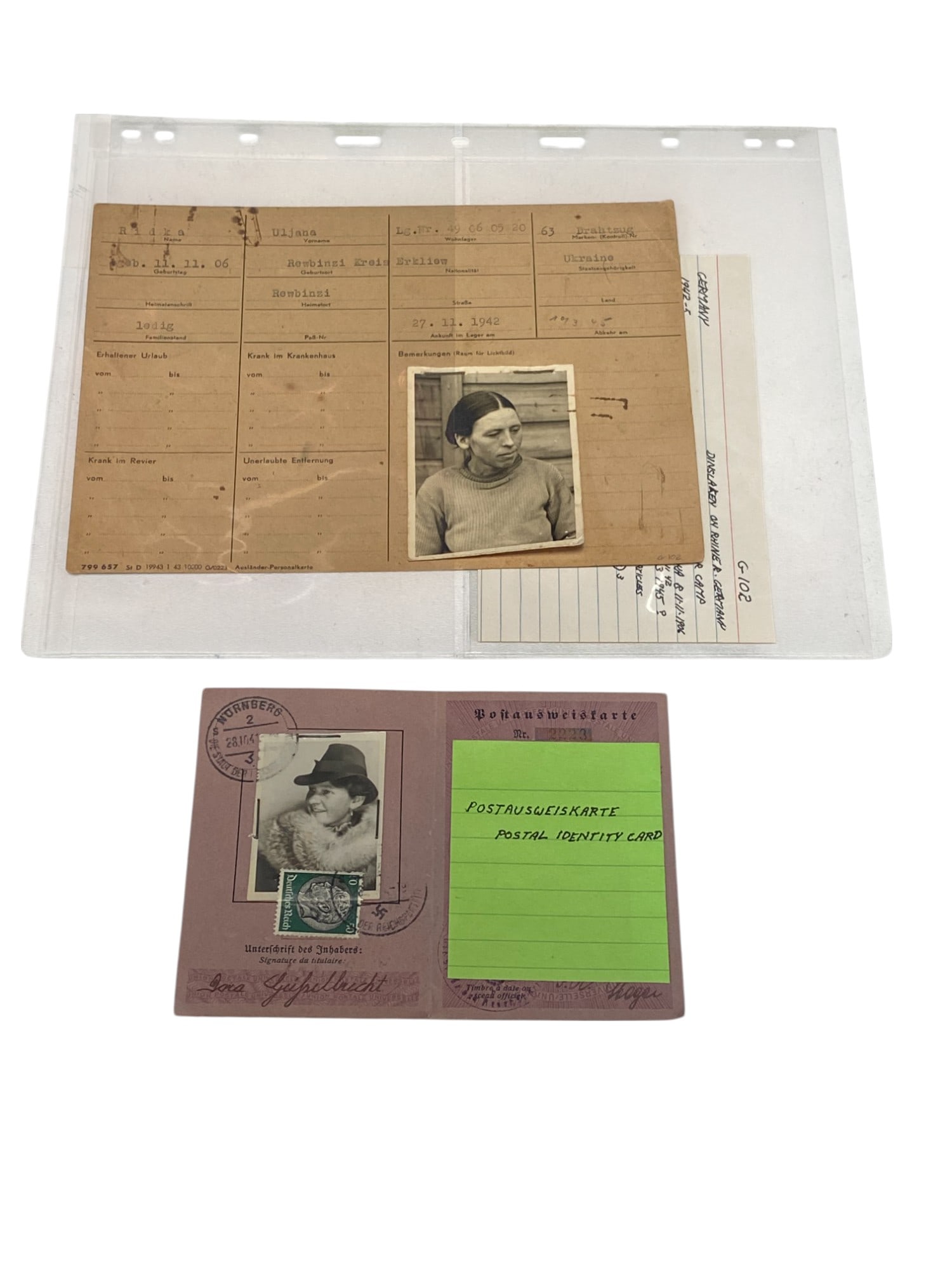 WWII German Identity Cards (1 of 12)