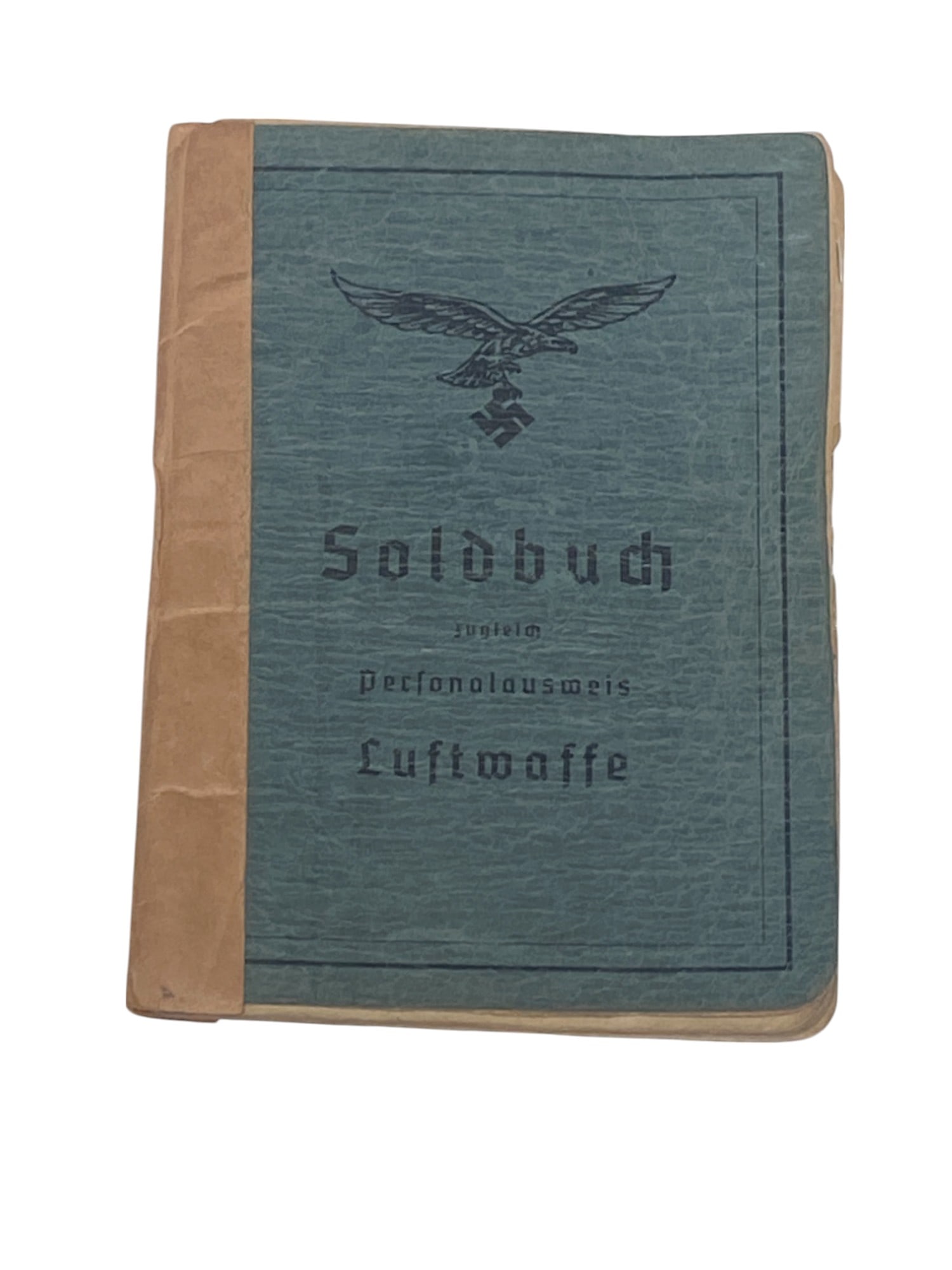 German WWII Luftwaffe Soldbuch with name and photo (1 of 10)