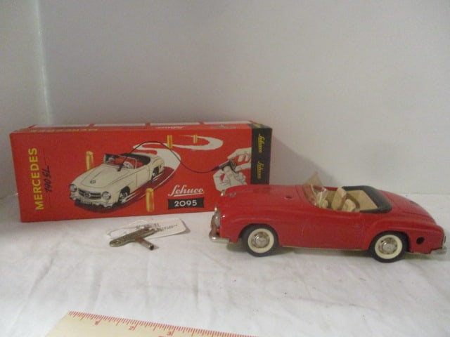 ミニカー Schuco MERCEDES 190SL Mercedes 190SL, Schuco 2095. Tin Plate Clockwork Steerable