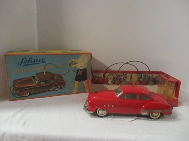 Vintage US-Zone Germany Schuco 5311 Auto Telesteering Car in Original Box (1 of 13)