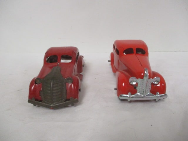 Two Vintage Pressed Steel Coupe Toy Cars (1 of 8)