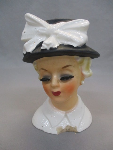 5.5" Lady Head Vase (1 of 5)
