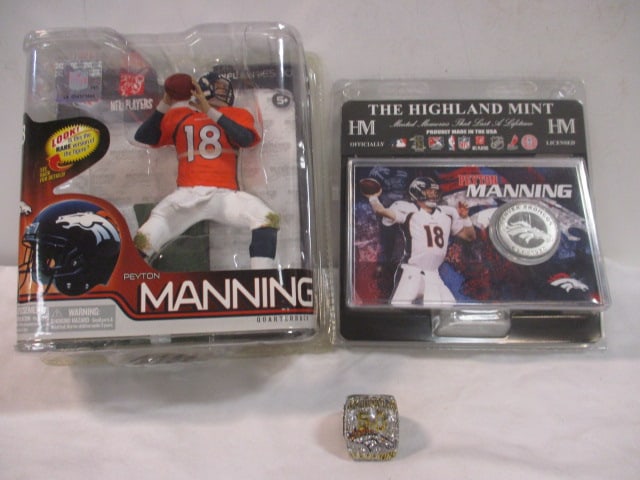 2012 McFarlane Toys Broncos "Peyton Manning" Quarterback Figure in Original Package, (1 of 10)