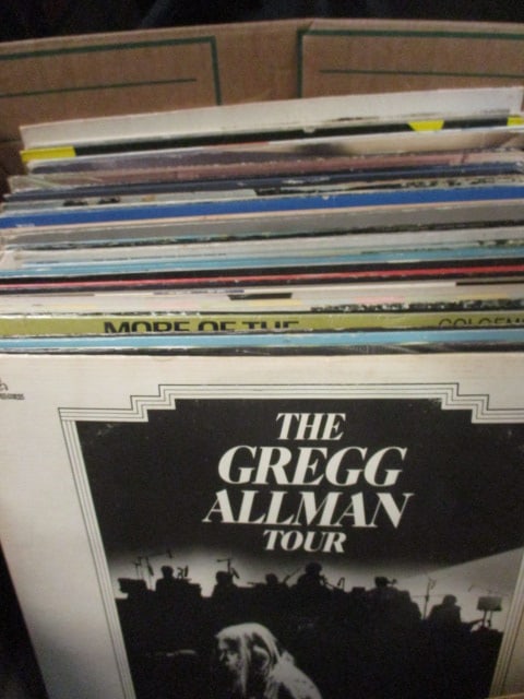 Lot of Vintage Vinyl Record Albums - Gregg Allman, Elton John, Monkees, etc.: see pictures and preview for selection and condition