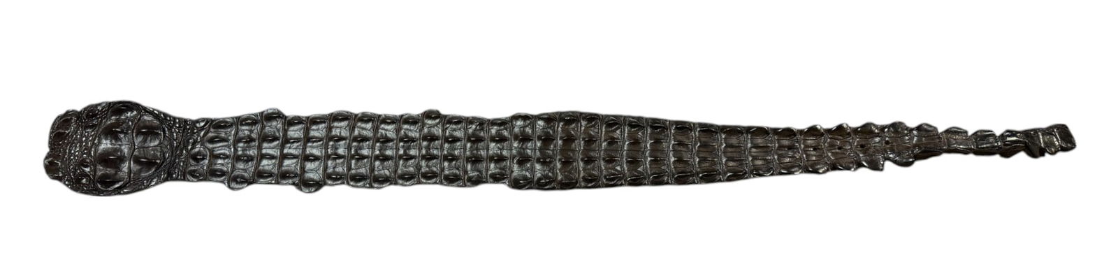 Genuine South African Leather 43" Nile Crocodile Kulu Fashion Belt - Dark Brown (1 of 4)