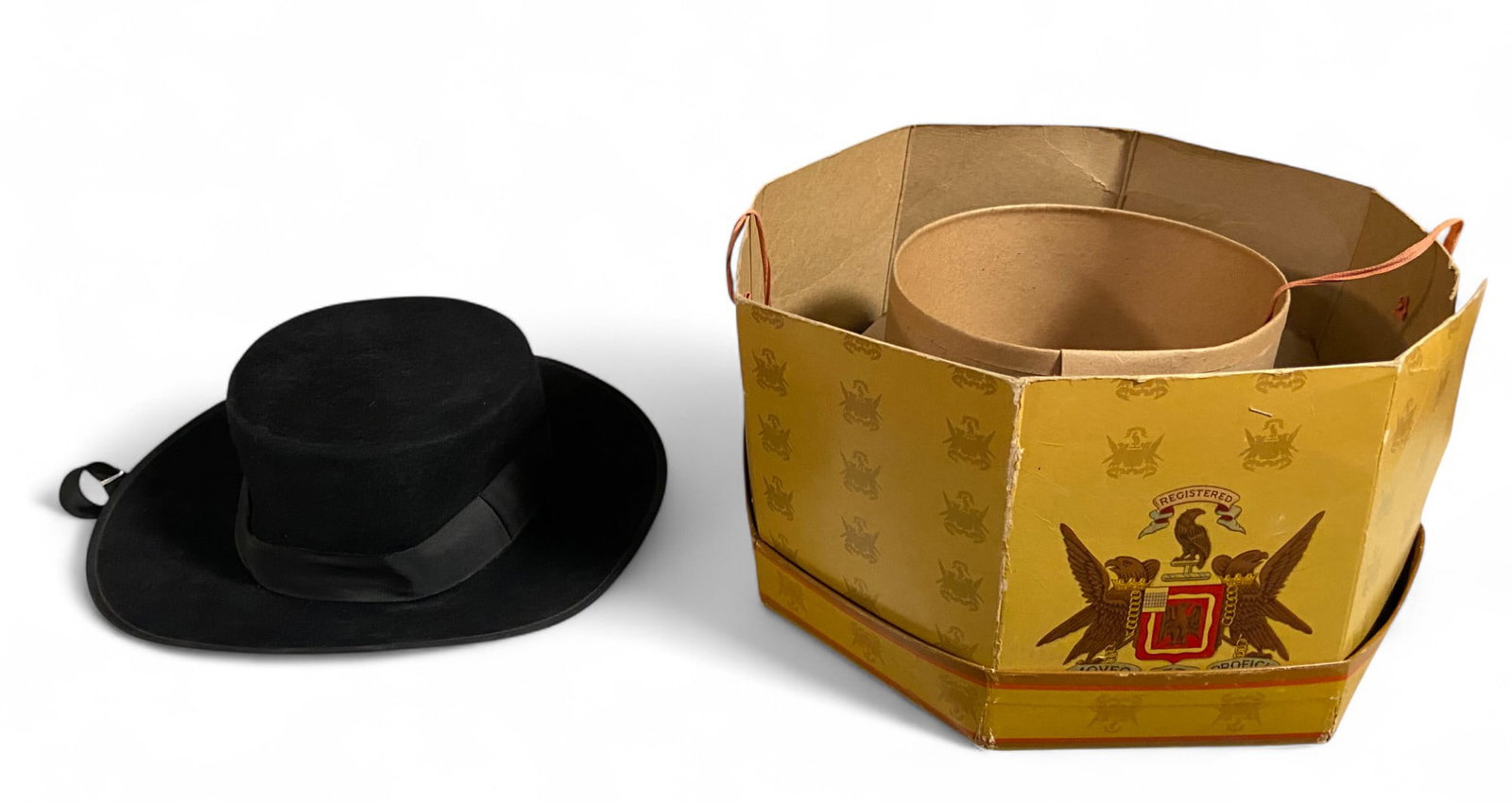 Vintage Men’s Black Felt Fedora Dress Hat - Classico Andaluz (1 of 10)