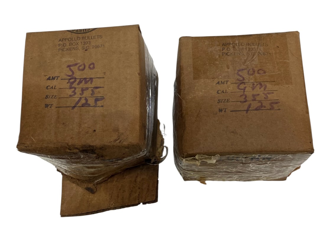 Approximately 1000 QTY. of 9mm .355” 125gr. Bullets for Reloading (1 of 2)