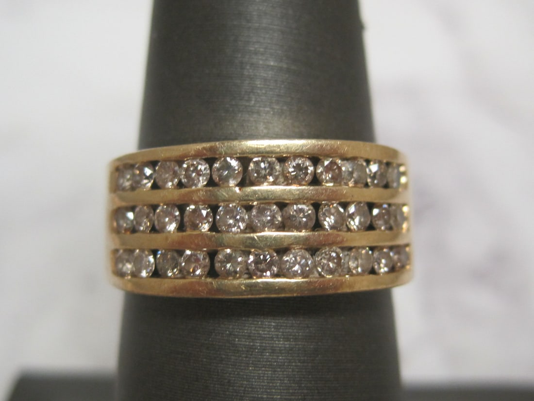 10k Gold Diamond Ring- Appraised at $1,500! (1 of 7)