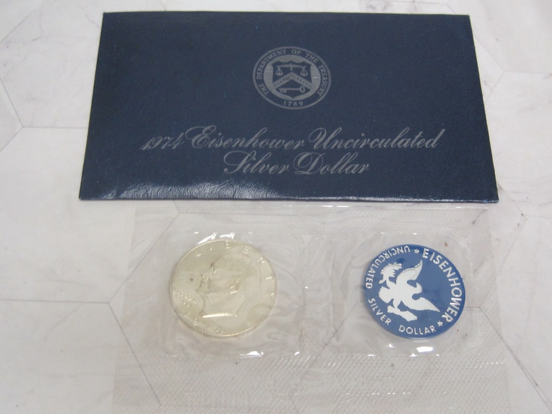 1974 Eisenhower UNC. Silver Dollar (1 of 1)